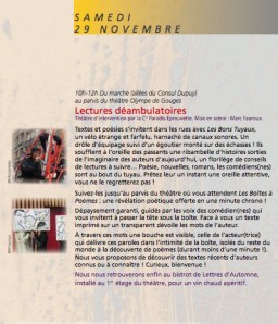 lectures déambulatoires montauban